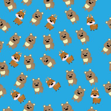 resimde bir sevimli geyik