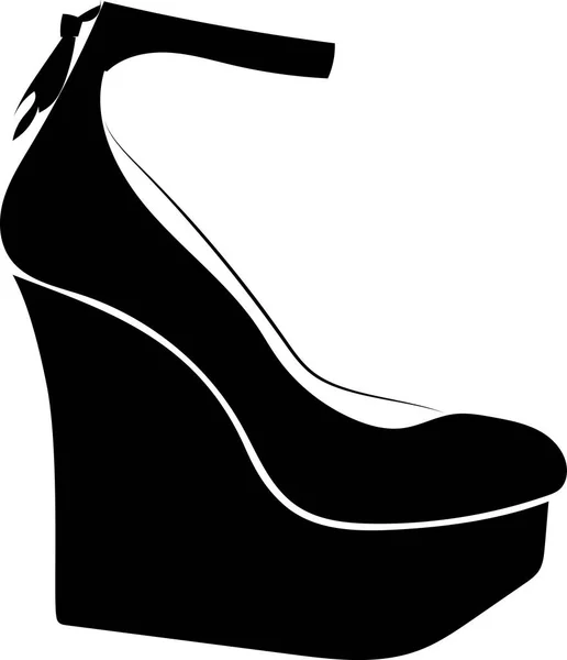 Realistic ladies shoe. — Stock Vector