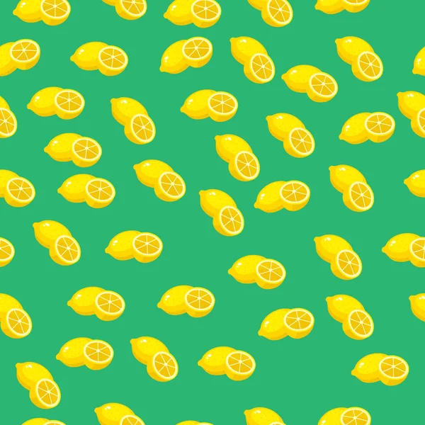 Abbildung einer Zitrone — Stockvektor