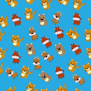 Şirin bir boğa çizimi