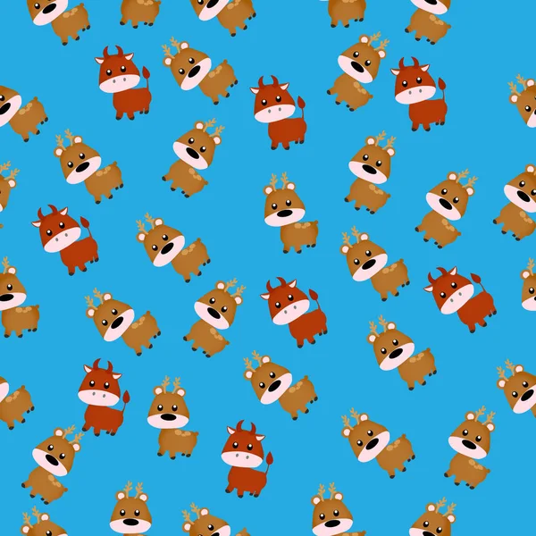 Şirin bir boğa çizimi