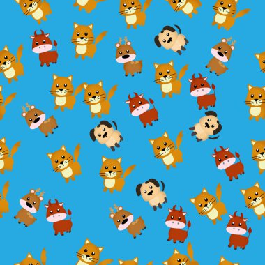 Şirin bir boğa çizimi