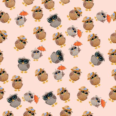 Şapkalı bir şirin baykuş