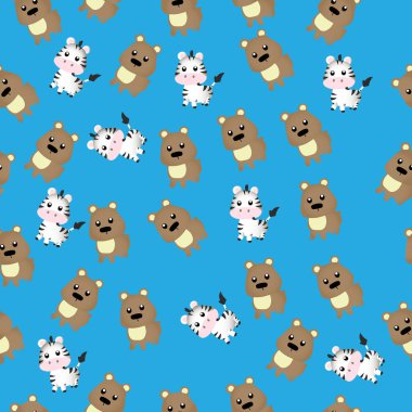 Şirin bir zebranın çizimi