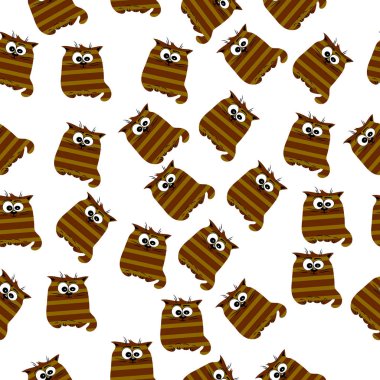 Şirin bir kedinin çizimi