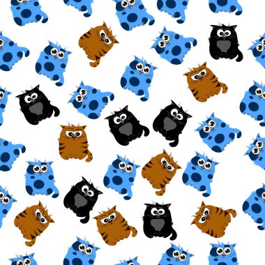 Şirin bir kedinin çizimi