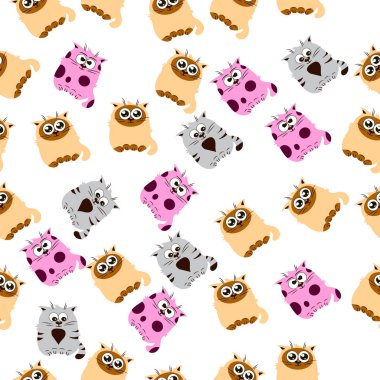 Şirin bir kedinin çizimi