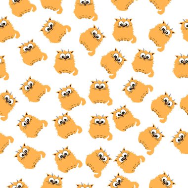 Şirin bir kedinin çizimi