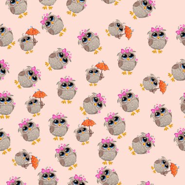 Şapkalı bir şirin baykuş