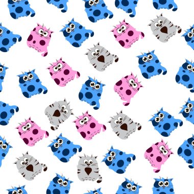 Şirin bir kedinin çizimi