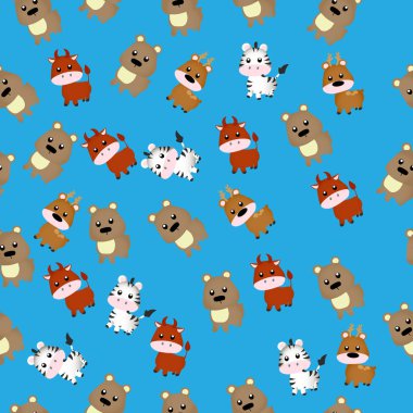 Şirin bir boğa çizimi