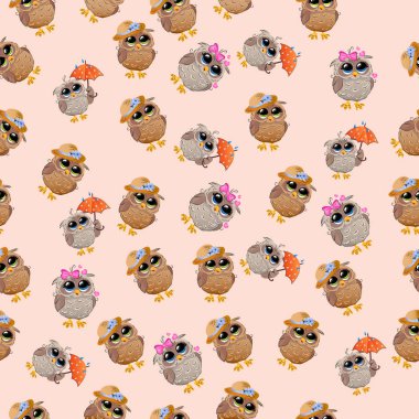 Şapkalı bir şirin baykuş