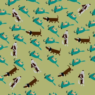 sevimli köpek ya da köpek yavrusu.