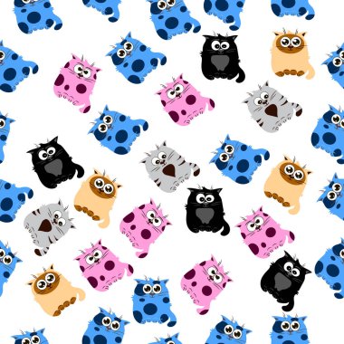 Şirin bir kedinin çizimi