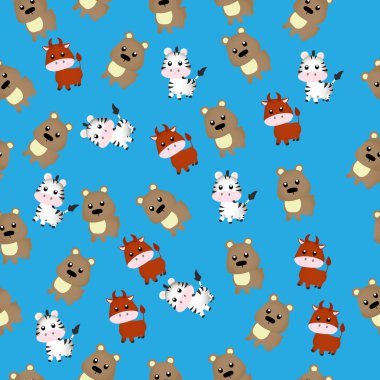 Şirin bir boğa çizimi