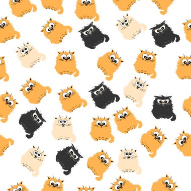 Şirin bir kedinin çizimi