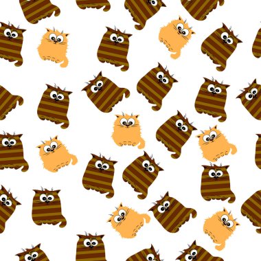 Şirin bir kedinin çizimi