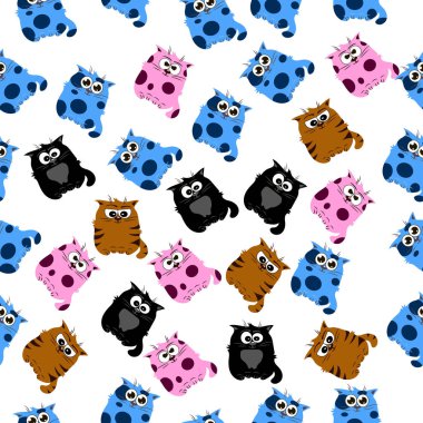 Şirin bir kedinin çizimi