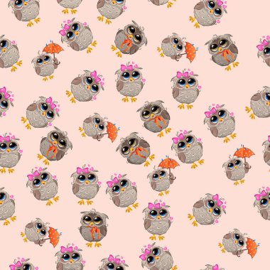 Şapkalı bir şirin baykuş