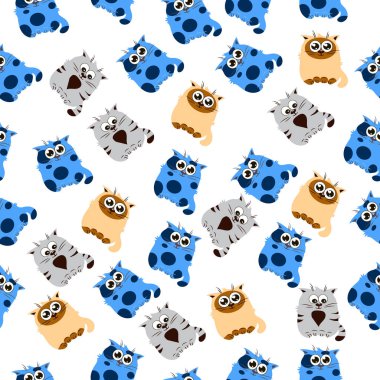 Şirin bir kedinin çizimi