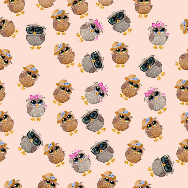 Şapkalı bir şirin baykuş