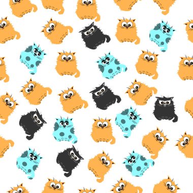 Şirin bir kedinin çizimi