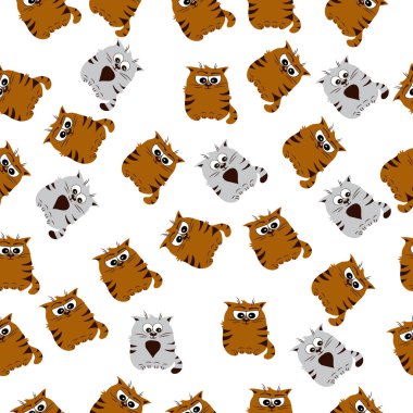 Şirin bir kedinin çizimi