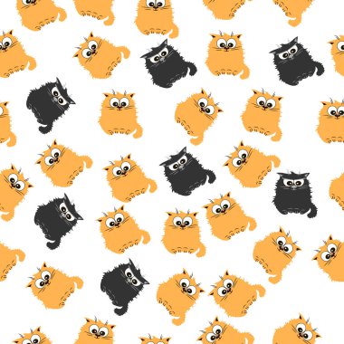 Şirin bir kedinin çizimi