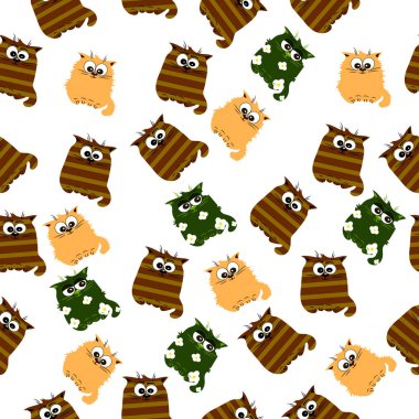 Şirin bir kedinin çizimi