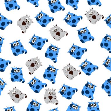 Şirin bir kedinin çizimi