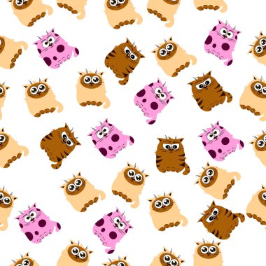 Şirin bir kedinin çizimi