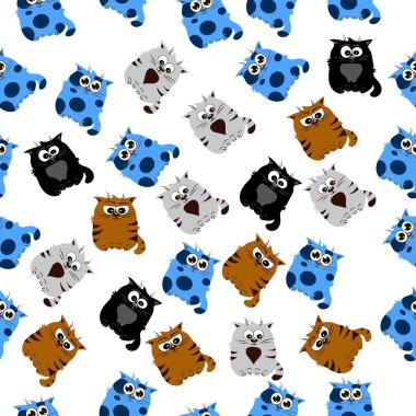 Şirin bir kedinin çizimi