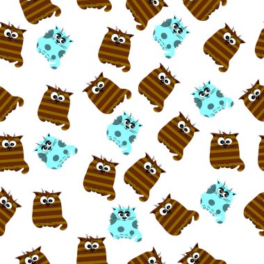 Şirin bir kedinin çizimi