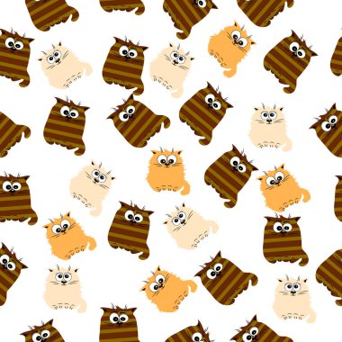 Şirin bir kedinin çizimi