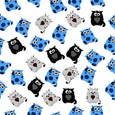 Şirin bir kedinin çizimi