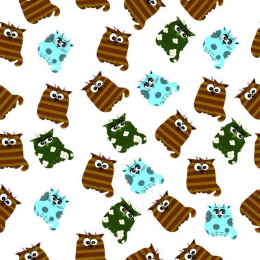 Şirin bir kedinin çizimi