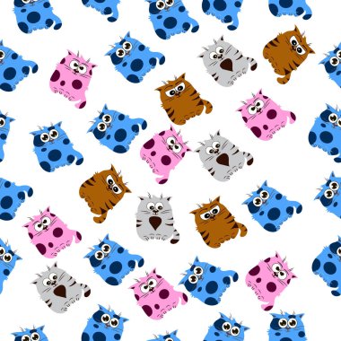 Şirin bir kedinin çizimi