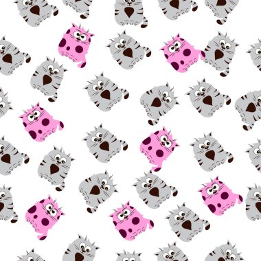 Şirin bir kedinin çizimi