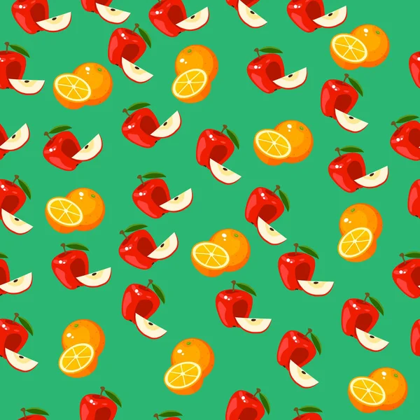 Ilustración de una naranja — Vector de stock