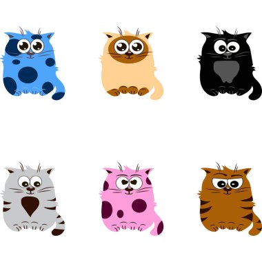 Şirin bir kedinin çizimi