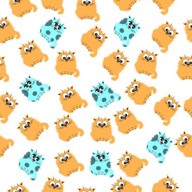 Şirin bir kedinin çizimi