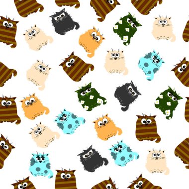 Şirin bir kedinin çizimi