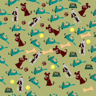 sevimli köpek ya da köpek yavrusu.