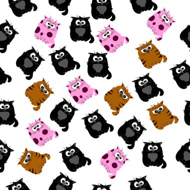 Şirin bir kedinin çizimi