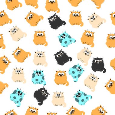 Şirin bir kedinin çizimi