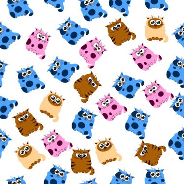 Şirin bir kedinin çizimi