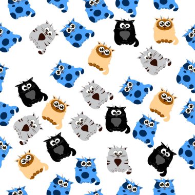 Şirin bir kedinin çizimi