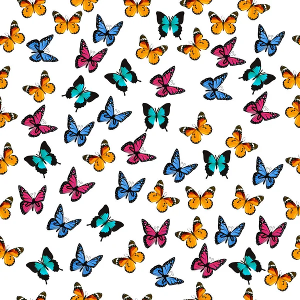 Ilustrace barevný motýl — Stockový vektor