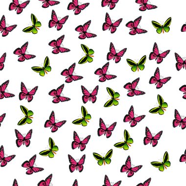 renkli kelebek çizimi