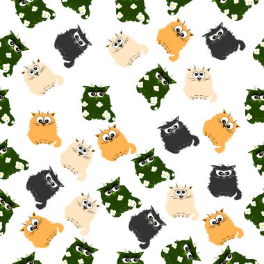 Şirin bir kedinin çizimi